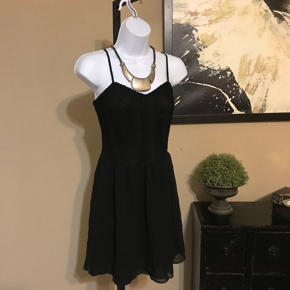 Candie's Black Cutout Dress S